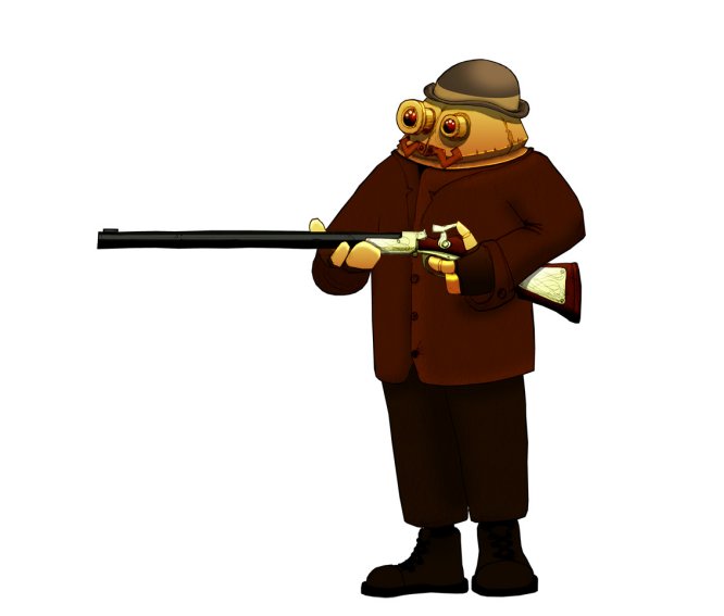 концепт арты с Sir, You Are Being Hunted